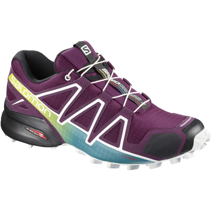 Salomon Israel SPEEDCROSS 4 W - Womens Trail Running Shoes - Purple (VFRO-91820)